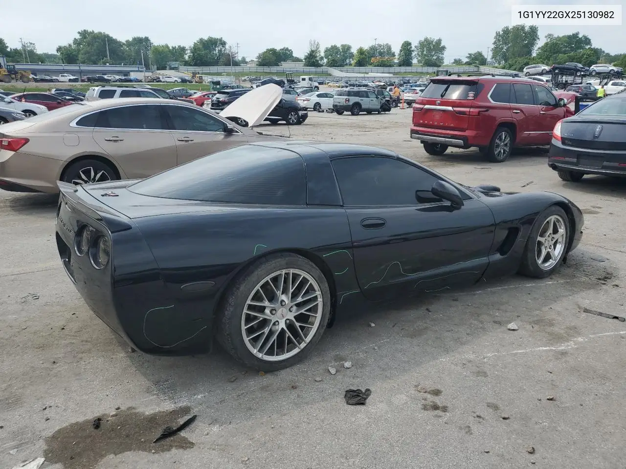 2002 Chevrolet Corvette VIN: 1G1YY22GX25130982 Lot: 59348595
