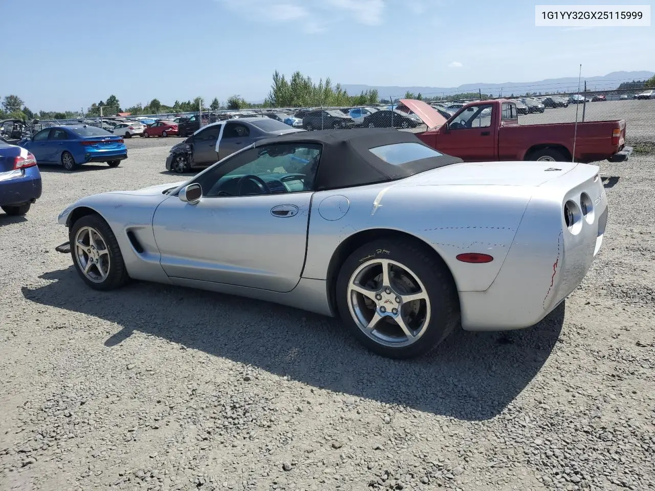 2002 Chevrolet Corvette VIN: 1G1YY32GX25115999 Lot: 60707625