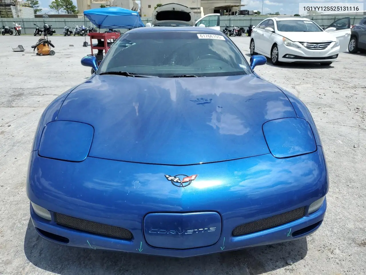 2002 Chevrolet Corvette Z06 VIN: 1G1YY12S525131116 Lot: 61766155