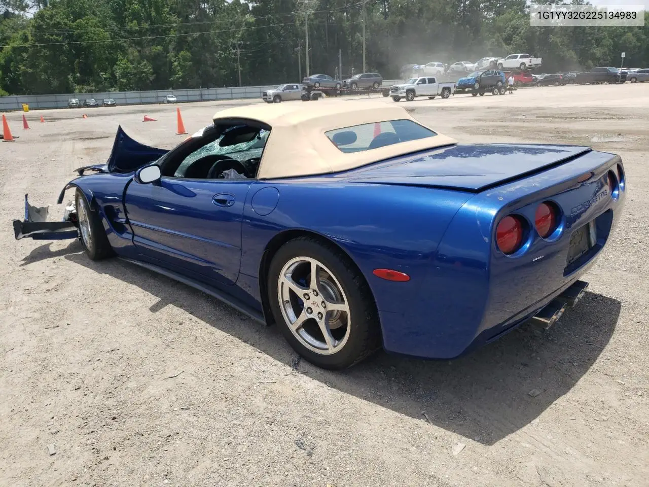 2002 Chevrolet Corvette VIN: 1G1YY32G225134983 Lot: 63031185
