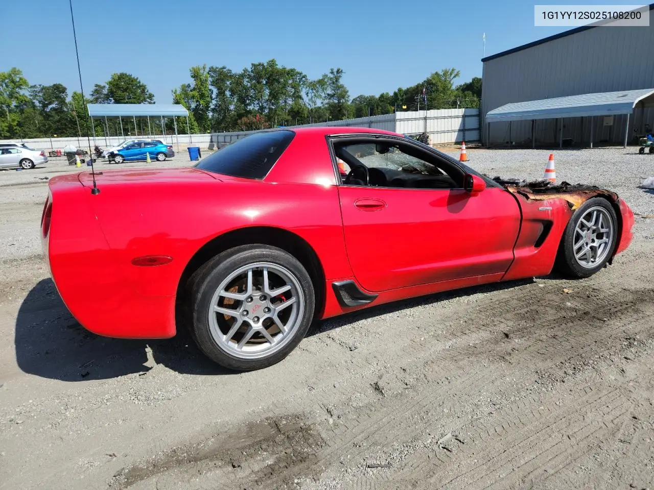 2002 Chevrolet Corvette Z06 VIN: 1G1YY12S025108200 Lot: 63517485
