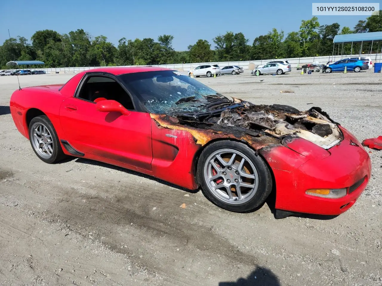 2002 Chevrolet Corvette Z06 VIN: 1G1YY12S025108200 Lot: 63517485