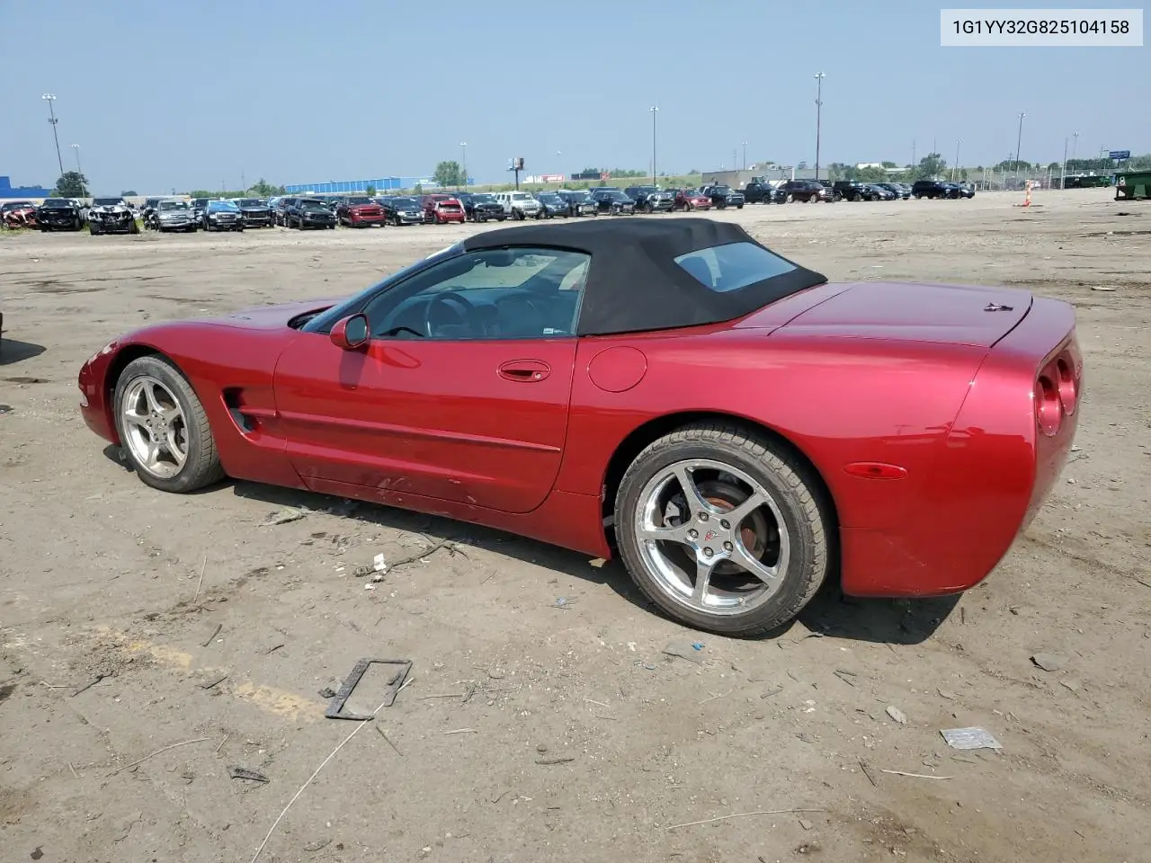 2002 Chevrolet Corvette VIN: 1G1YY32G825104158 Lot: 65009245