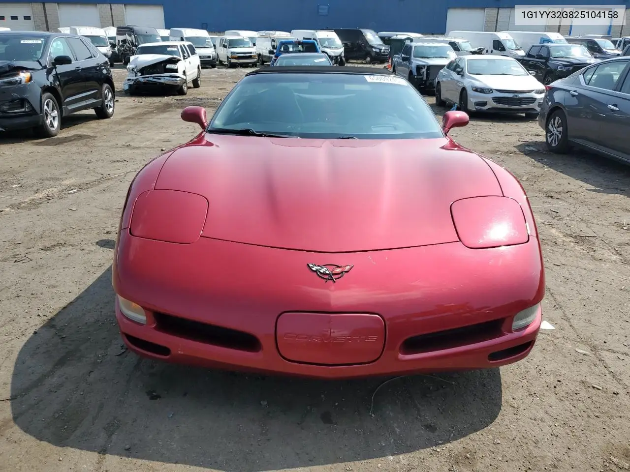 2002 Chevrolet Corvette VIN: 1G1YY32G825104158 Lot: 65009245