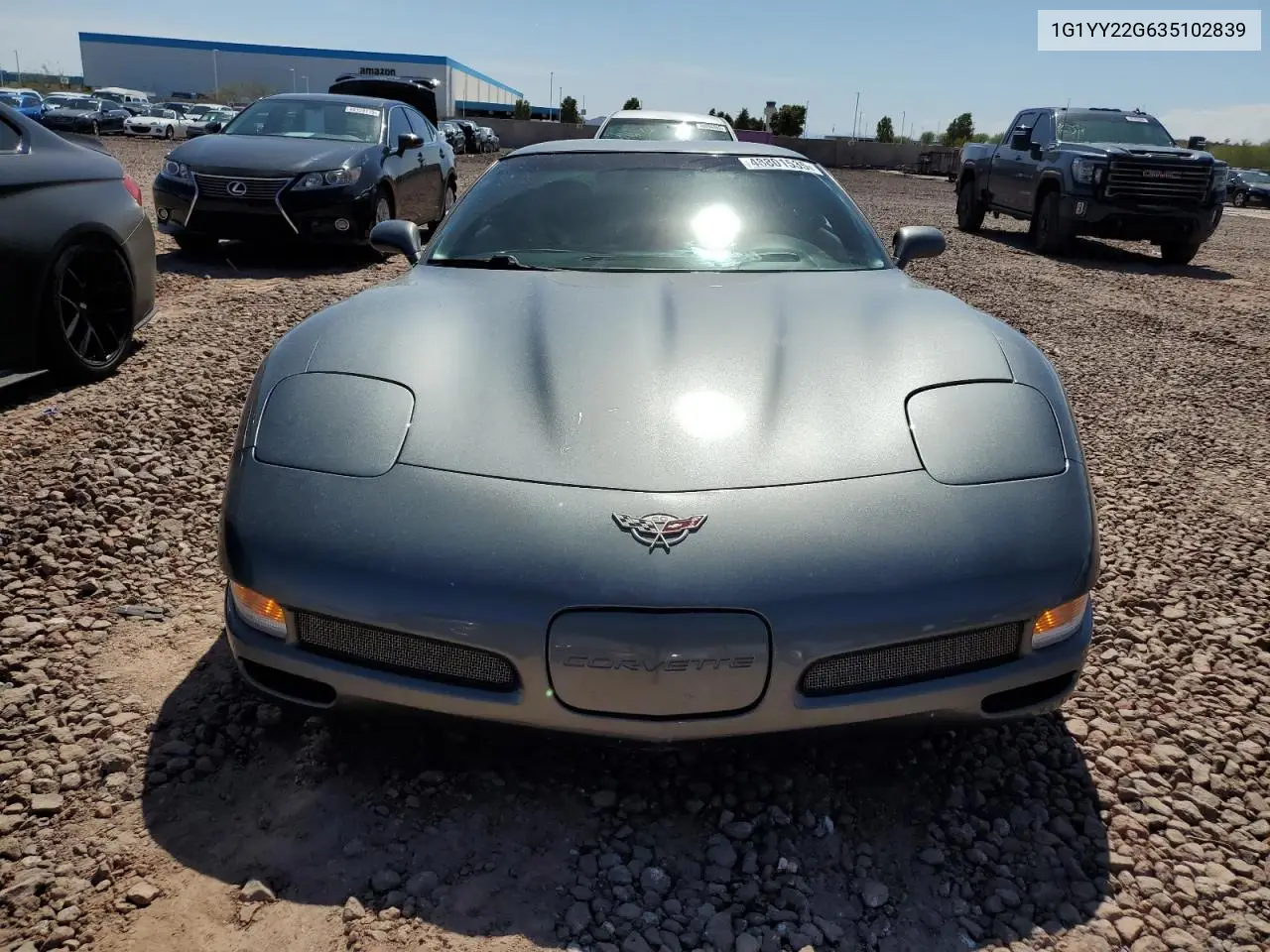 2003 Chevrolet Corvette VIN: 1G1YY22G635102839 Lot: 48801535