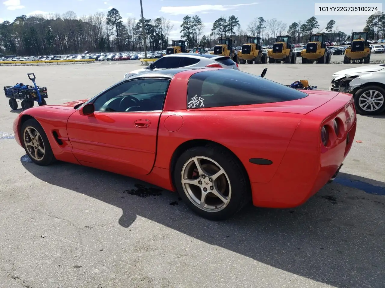 2003 Chevrolet Corvette VIN: 1G1YY22G735100274 Lot: 49465925