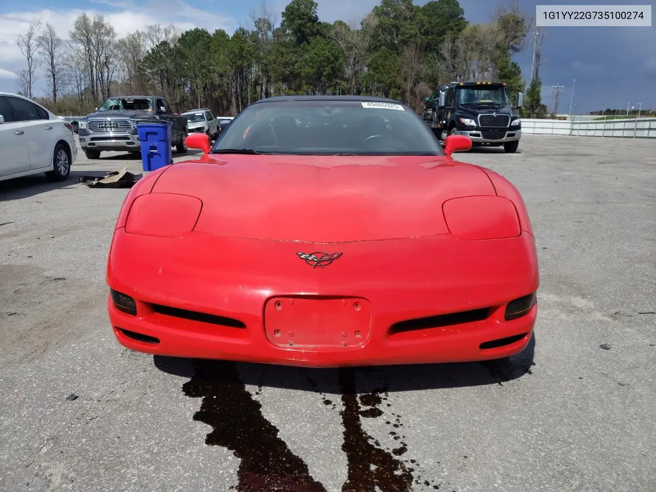 2003 Chevrolet Corvette VIN: 1G1YY22G735100274 Lot: 49465925