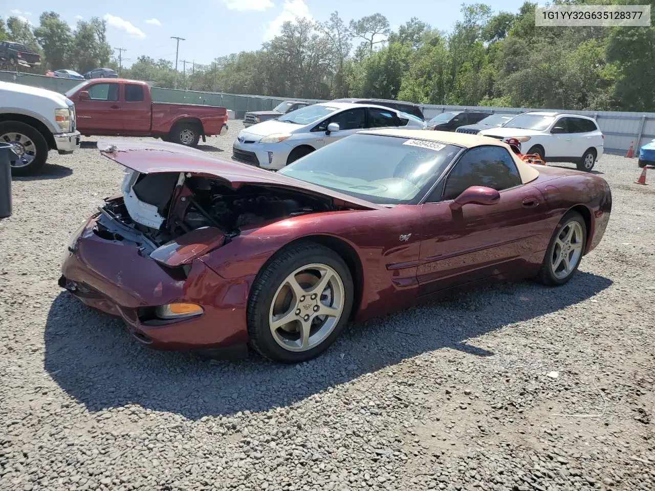 2003 Chevrolet Corvette VIN: 1G1YY32G635128377 Lot: 54894355