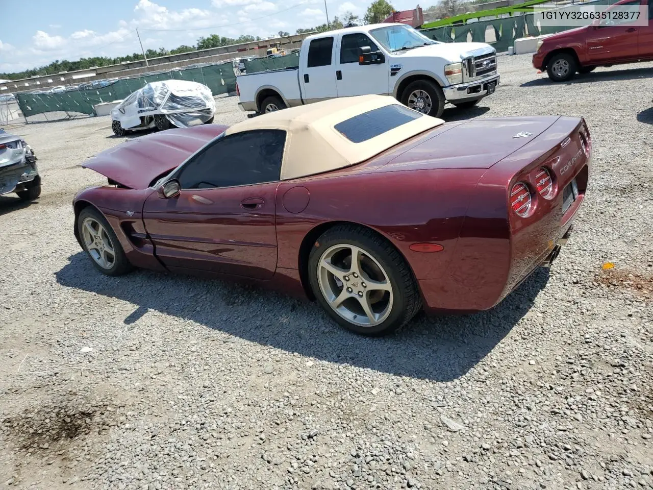 2003 Chevrolet Corvette VIN: 1G1YY32G635128377 Lot: 54894355