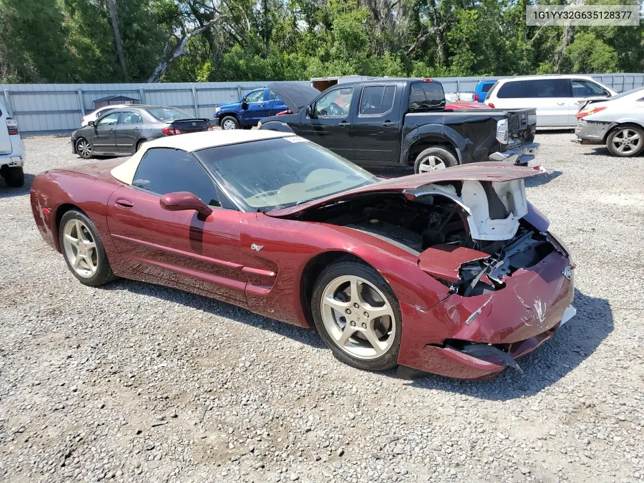 2003 Chevrolet Corvette VIN: 1G1YY32G635128377 Lot: 54894355