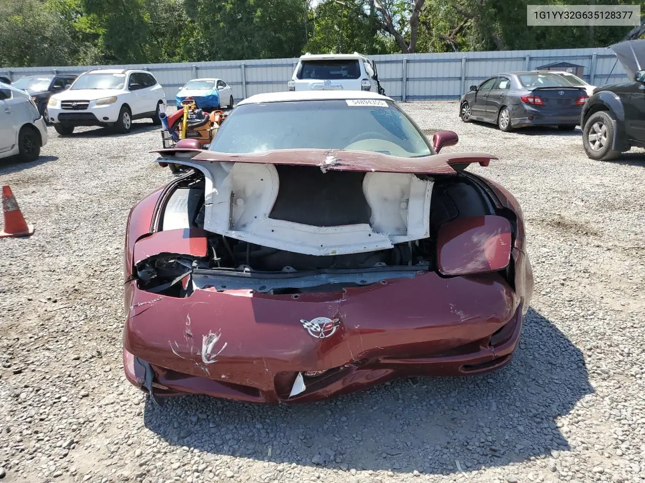 2003 Chevrolet Corvette VIN: 1G1YY32G635128377 Lot: 54894355