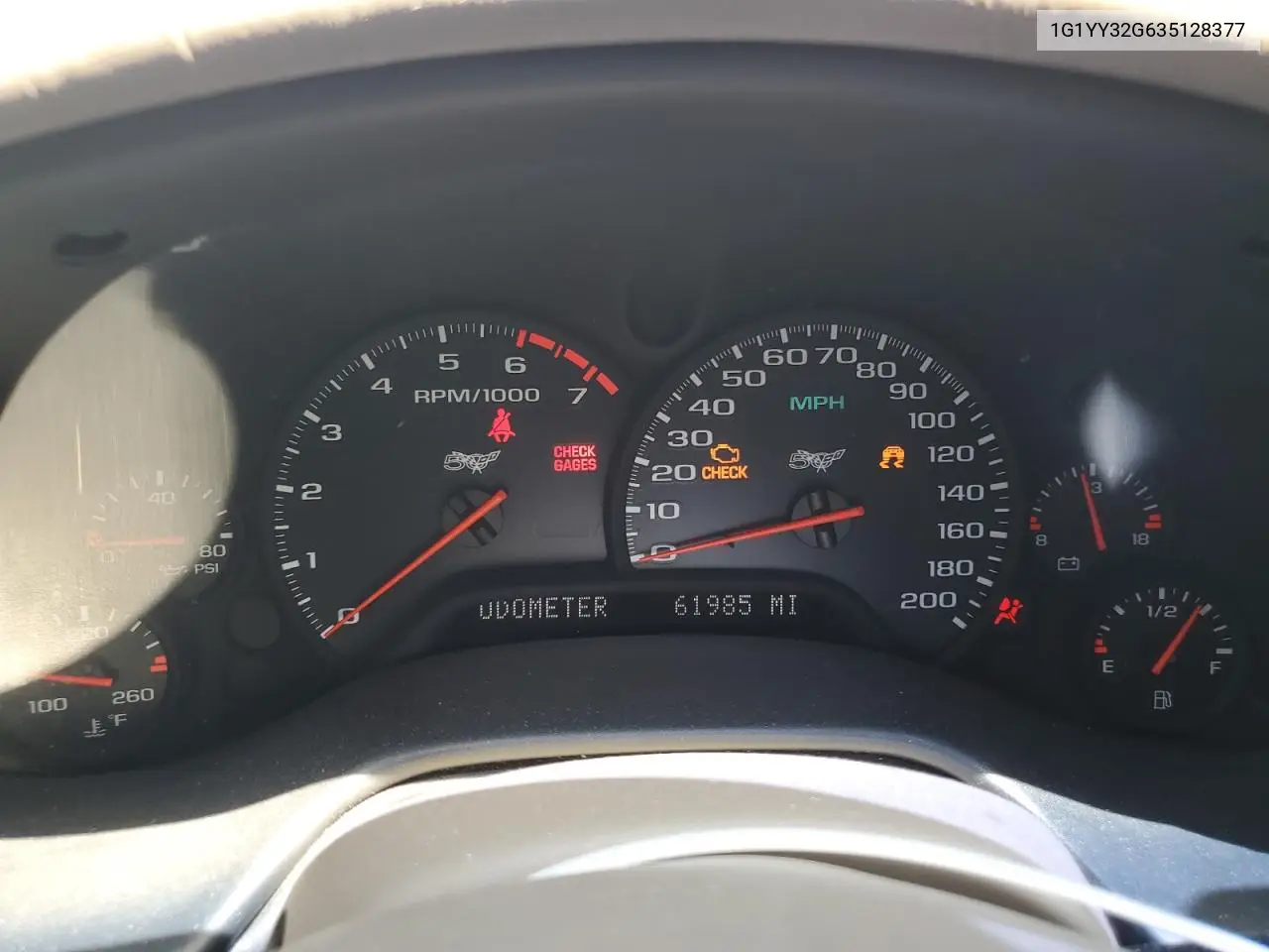 2003 Chevrolet Corvette VIN: 1G1YY32G635128377 Lot: 54894355