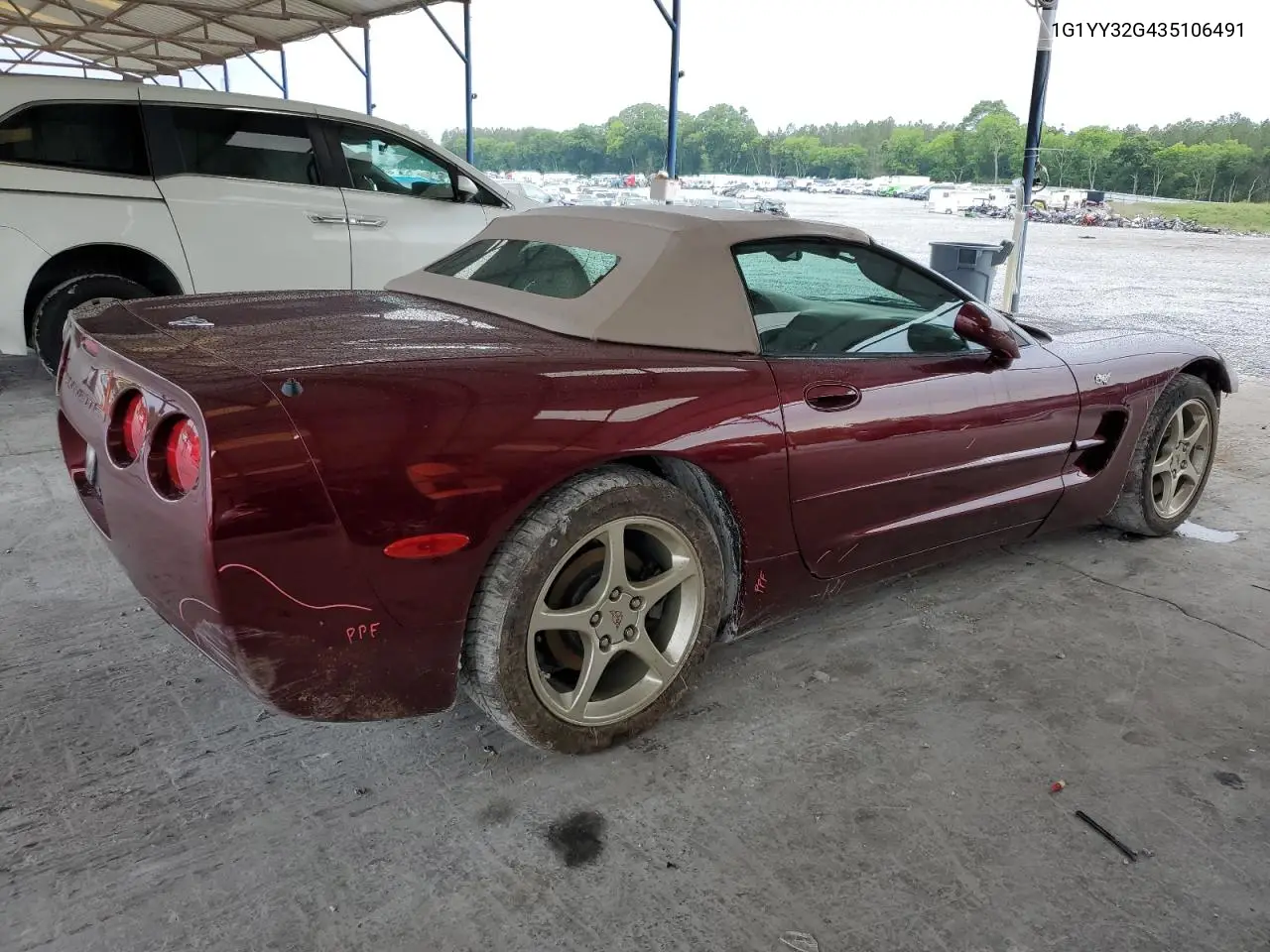 2003 Chevrolet Corvette VIN: 1G1YY32G435106491 Lot: 55311815