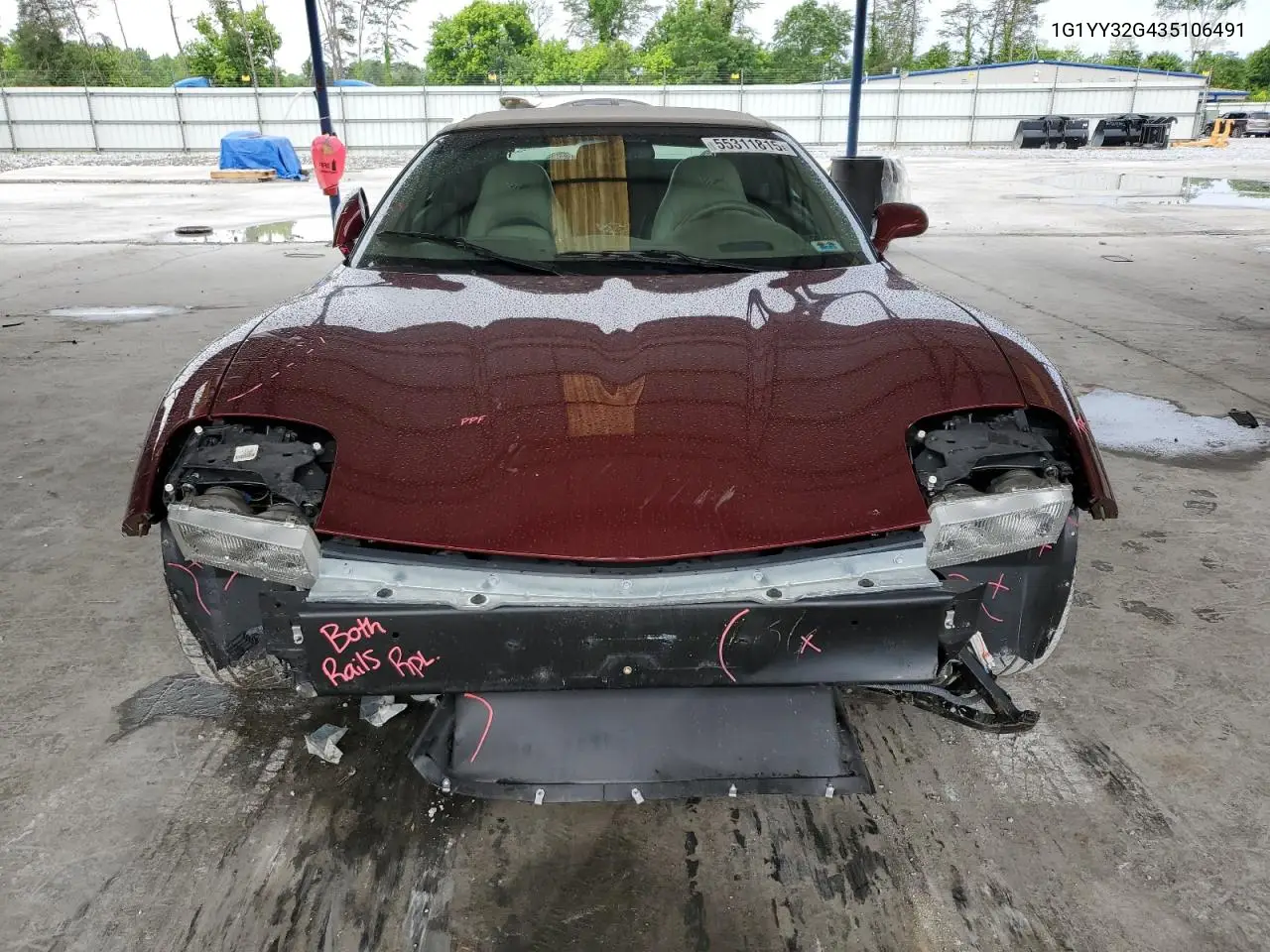 2003 Chevrolet Corvette VIN: 1G1YY32G435106491 Lot: 55311815