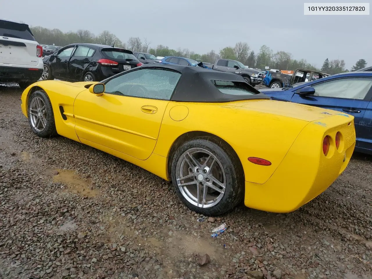 2003 Chevrolet Corvette VIN: 1G1YY32G335127820 Lot: 55603925