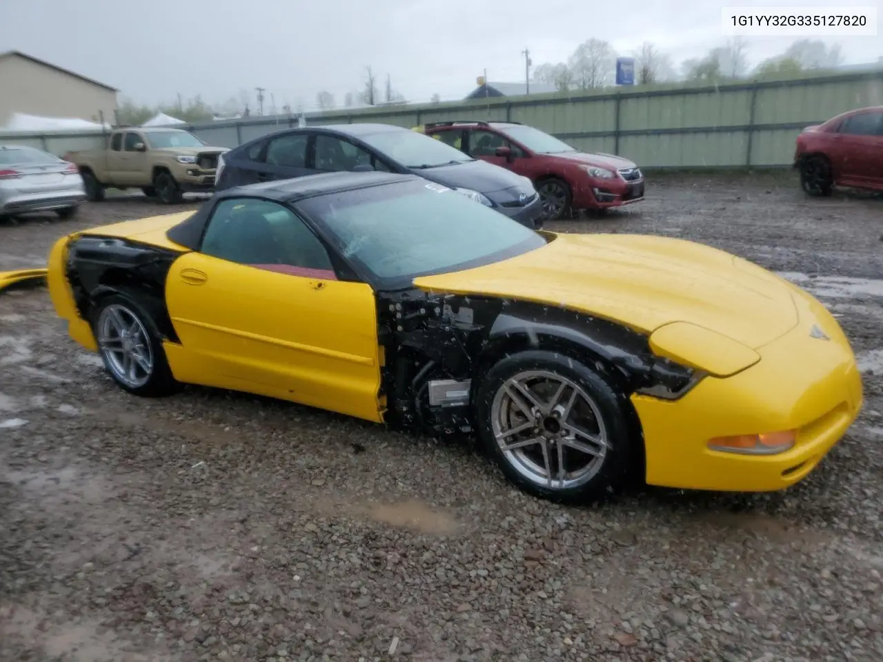 2003 Chevrolet Corvette VIN: 1G1YY32G335127820 Lot: 55603925