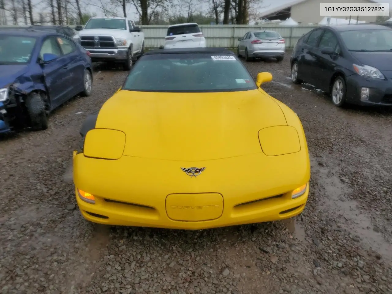 2003 Chevrolet Corvette VIN: 1G1YY32G335127820 Lot: 55603925
