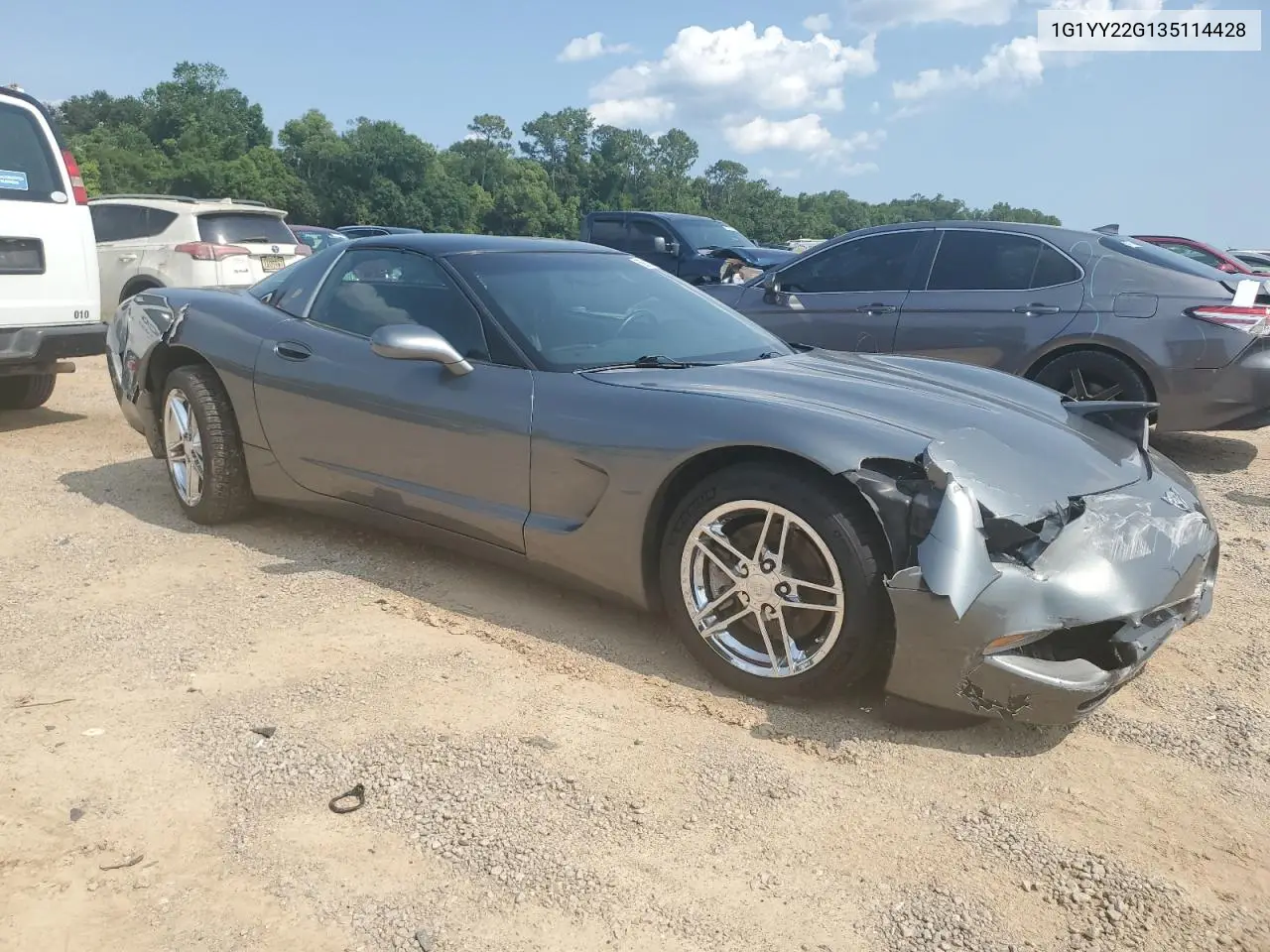 2003 Chevrolet Corvette VIN: 1G1YY22G135114428 Lot: 59190155