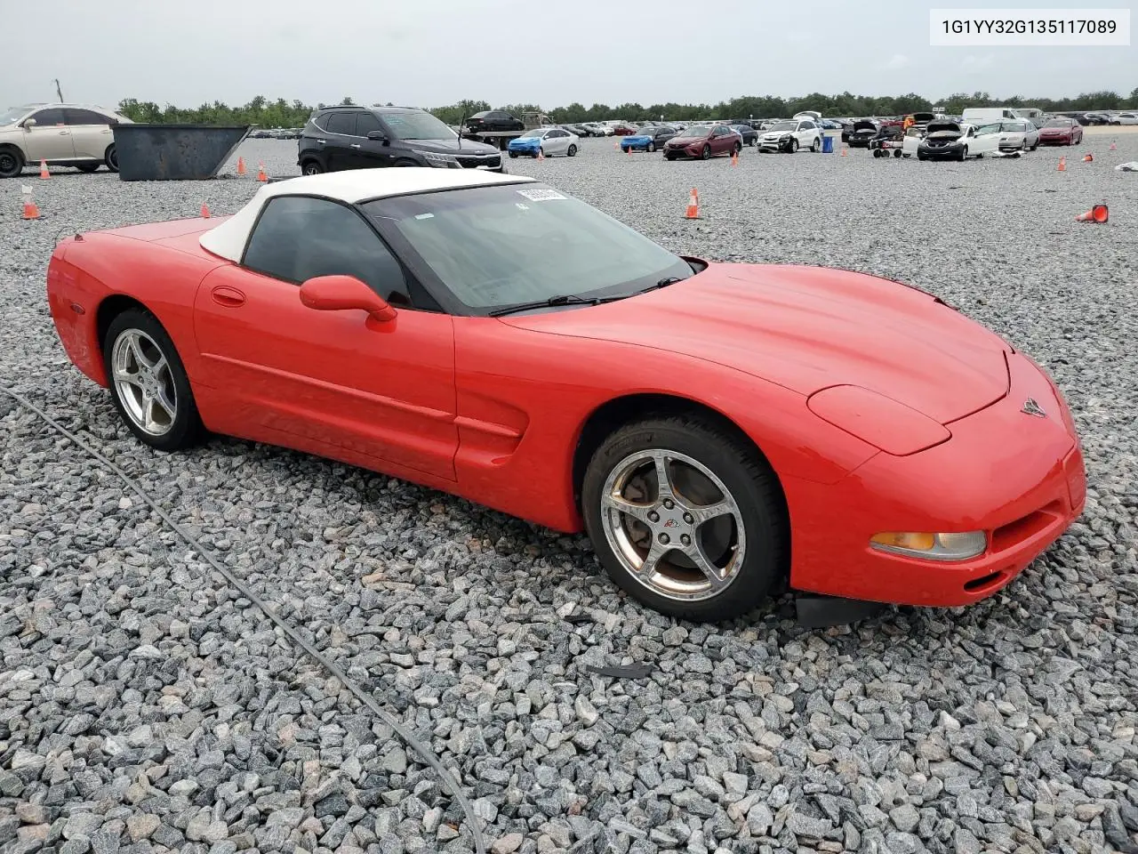 2003 Chevrolet Corvette VIN: 1G1YY32G135117089 Lot: 59926165