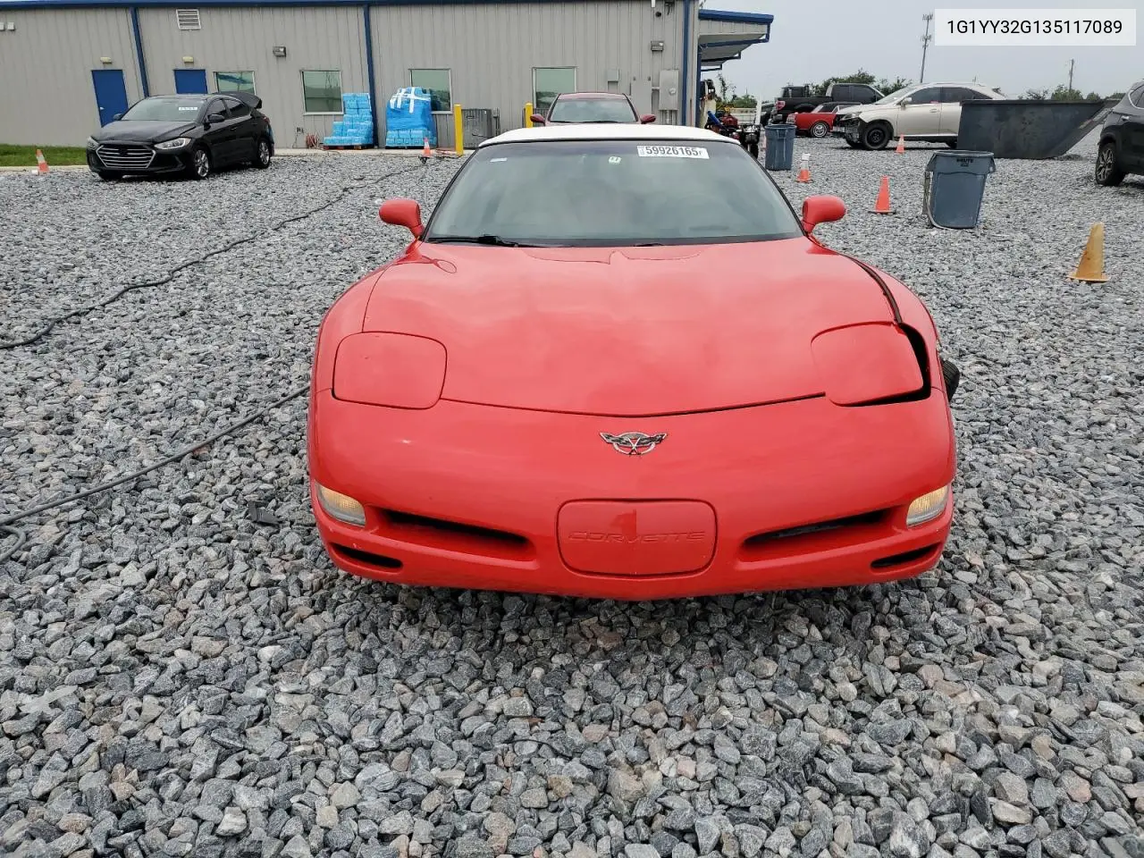 2003 Chevrolet Corvette VIN: 1G1YY32G135117089 Lot: 59926165