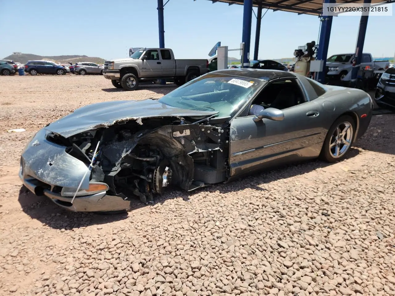 2003 Chevrolet Corvette VIN: 1G1YY22GX35121815 Lot: 60479865