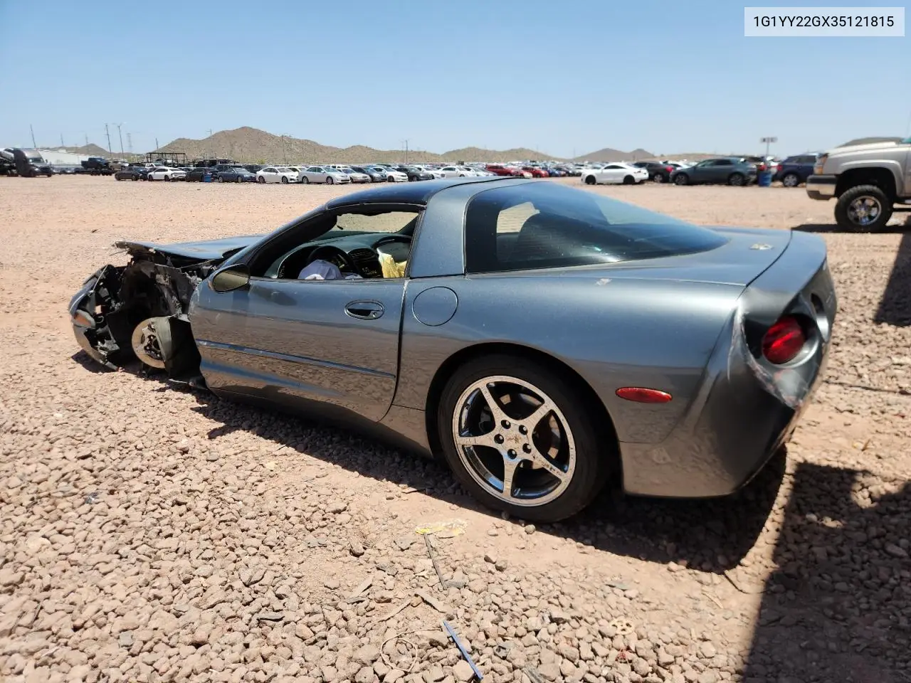 2003 Chevrolet Corvette VIN: 1G1YY22GX35121815 Lot: 60479865
