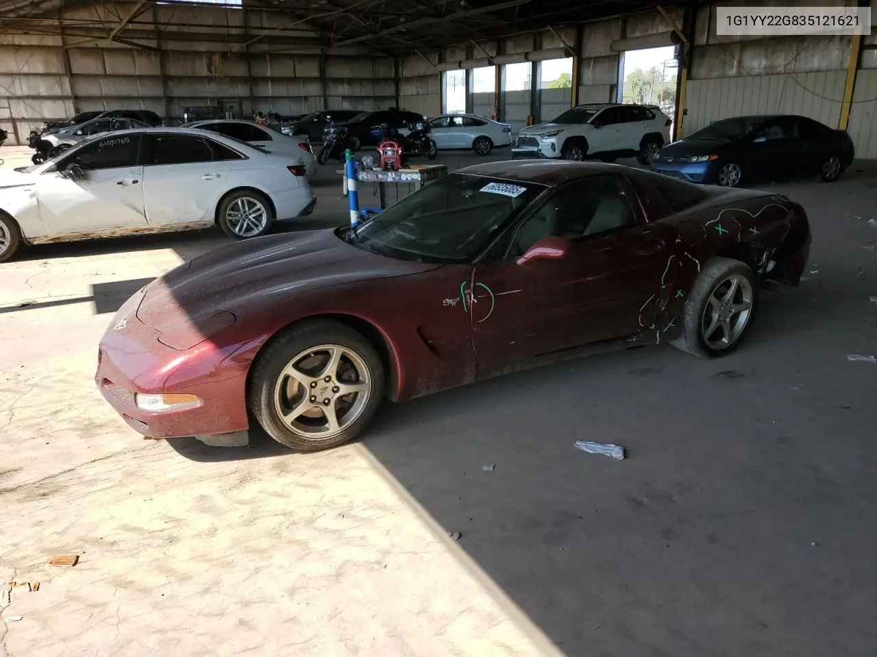 2003 Chevrolet Corvette VIN: 1G1YY22G835121621 Lot: 60935085