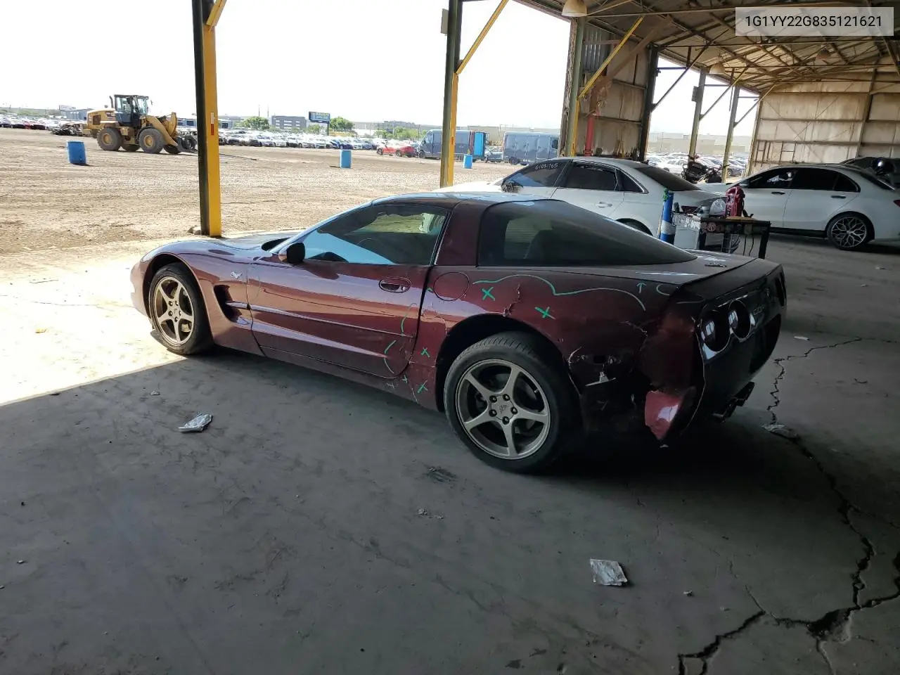 2003 Chevrolet Corvette VIN: 1G1YY22G835121621 Lot: 60935085