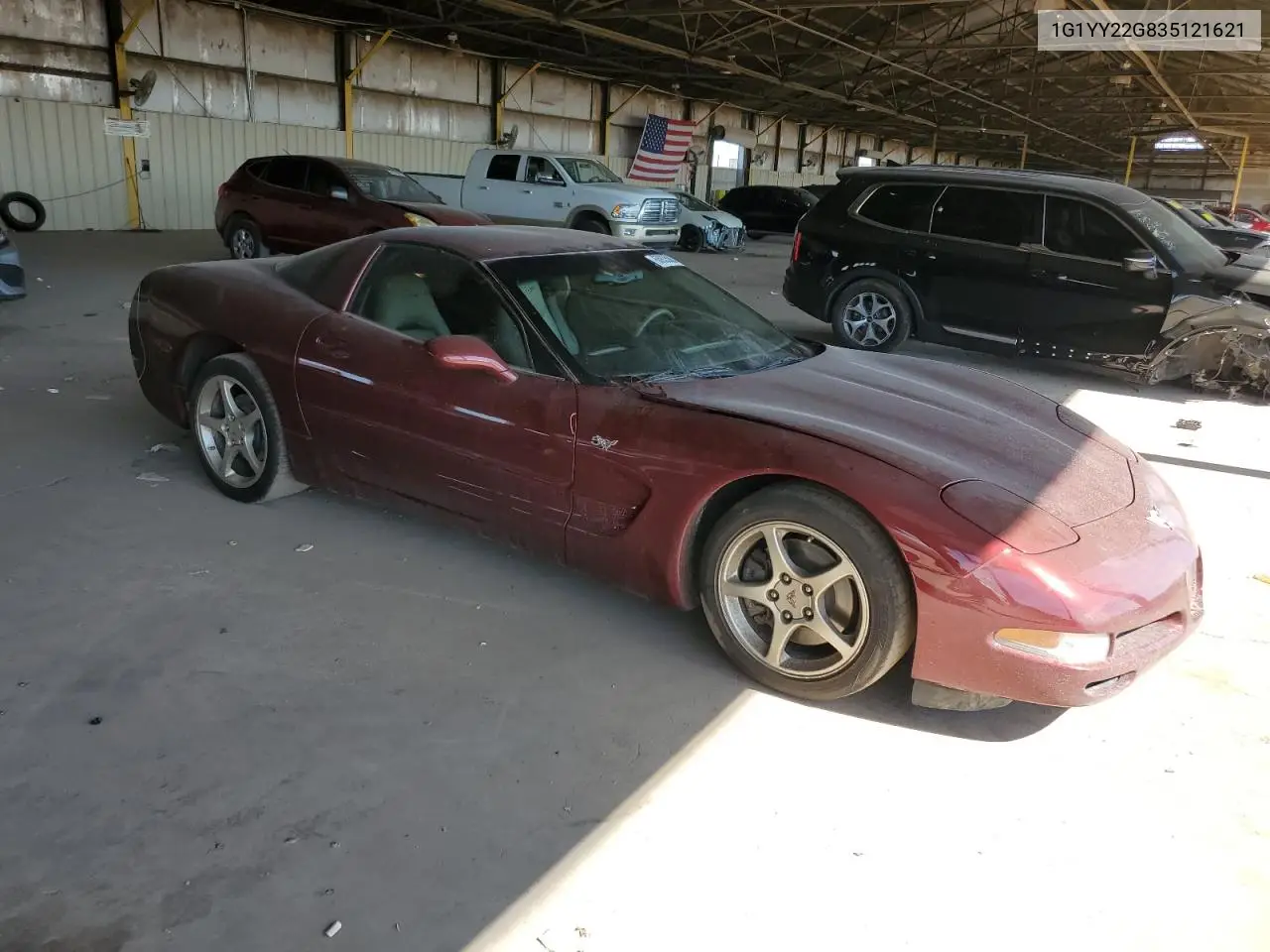 2003 Chevrolet Corvette VIN: 1G1YY22G835121621 Lot: 60935085