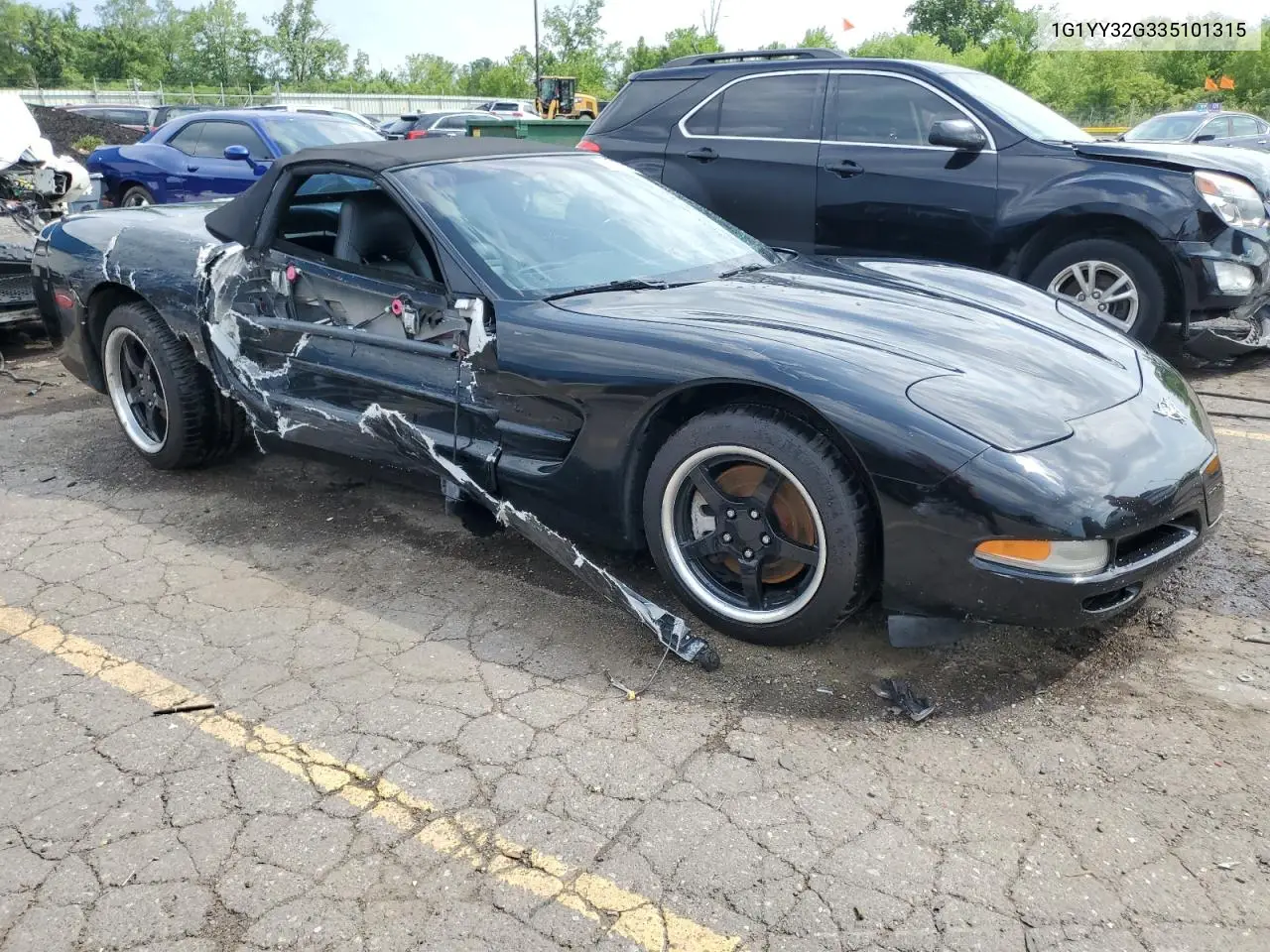 2003 Chevrolet Corvette VIN: 1G1YY32G335101315 Lot: 61774815