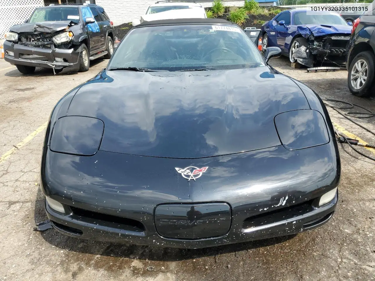 2003 Chevrolet Corvette VIN: 1G1YY32G335101315 Lot: 61774815