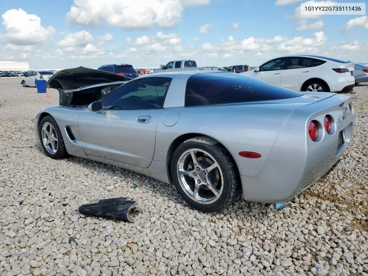 2003 Chevrolet Corvette VIN: 1G1YY22G735111436 Lot: 62721915