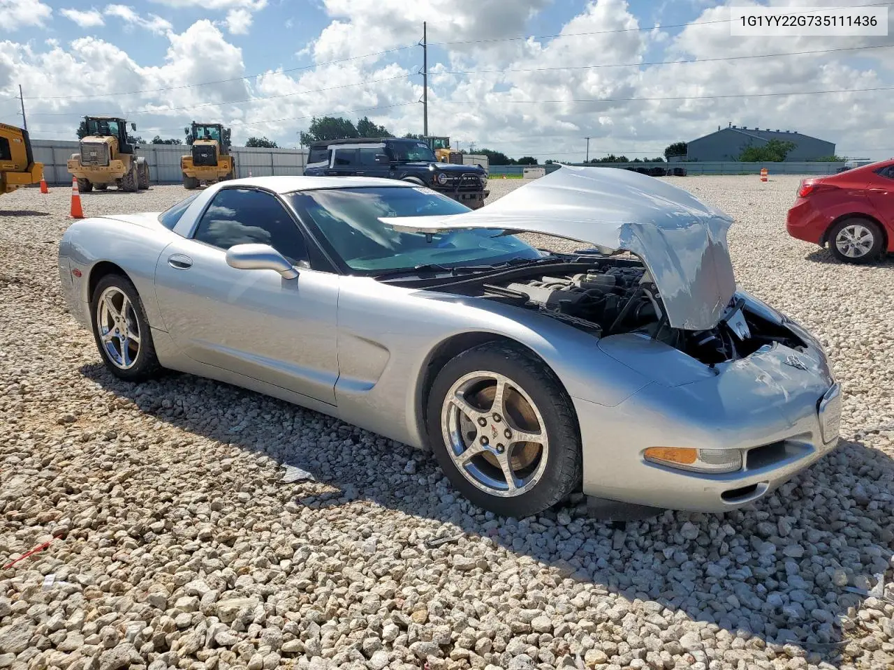 2003 Chevrolet Corvette VIN: 1G1YY22G735111436 Lot: 62721915
