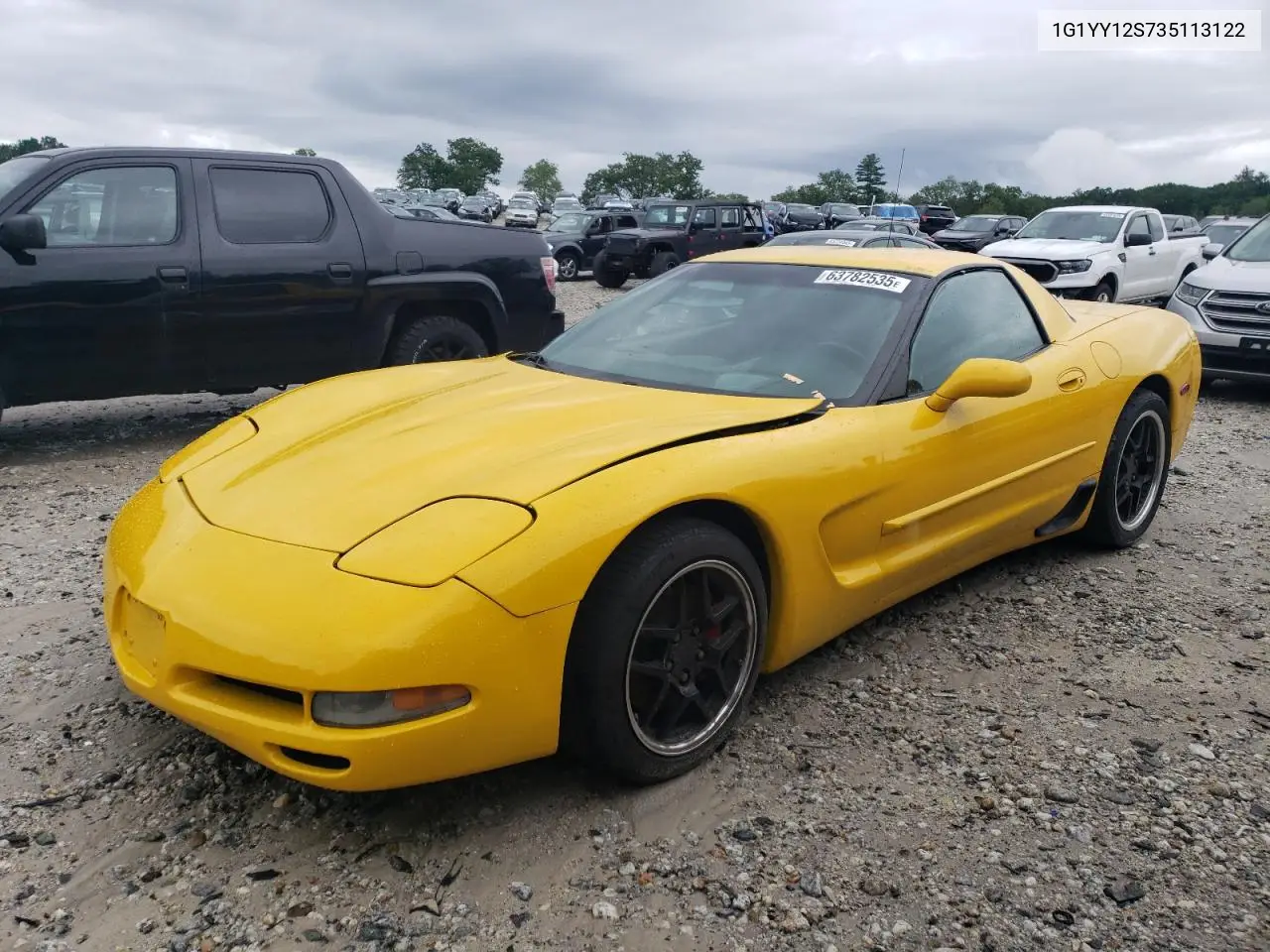 2003 Chevrolet Corvette Z06 VIN: 1G1YY12S735113122 Lot: 63782535