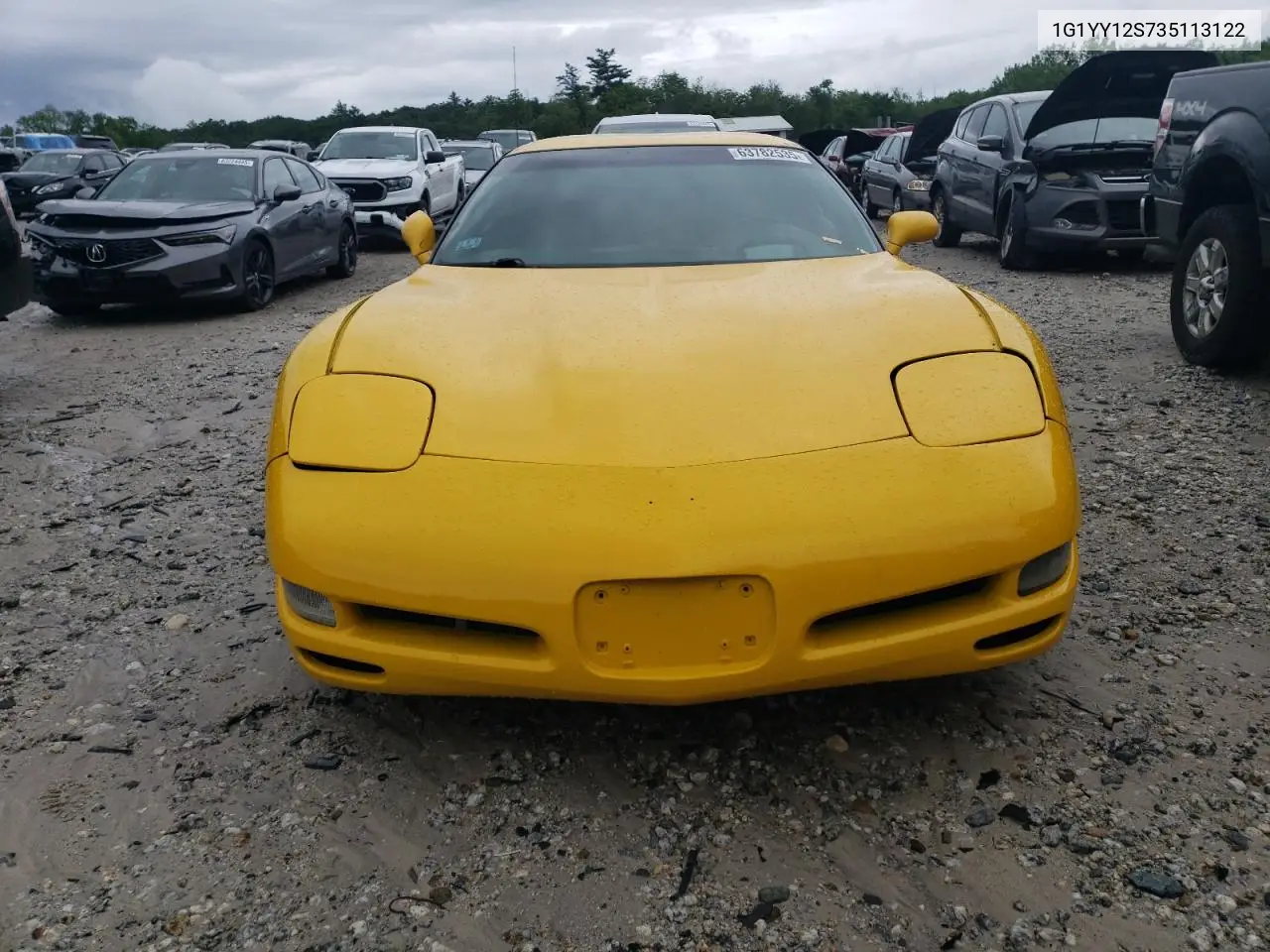 2003 Chevrolet Corvette Z06 VIN: 1G1YY12S735113122 Lot: 63782535