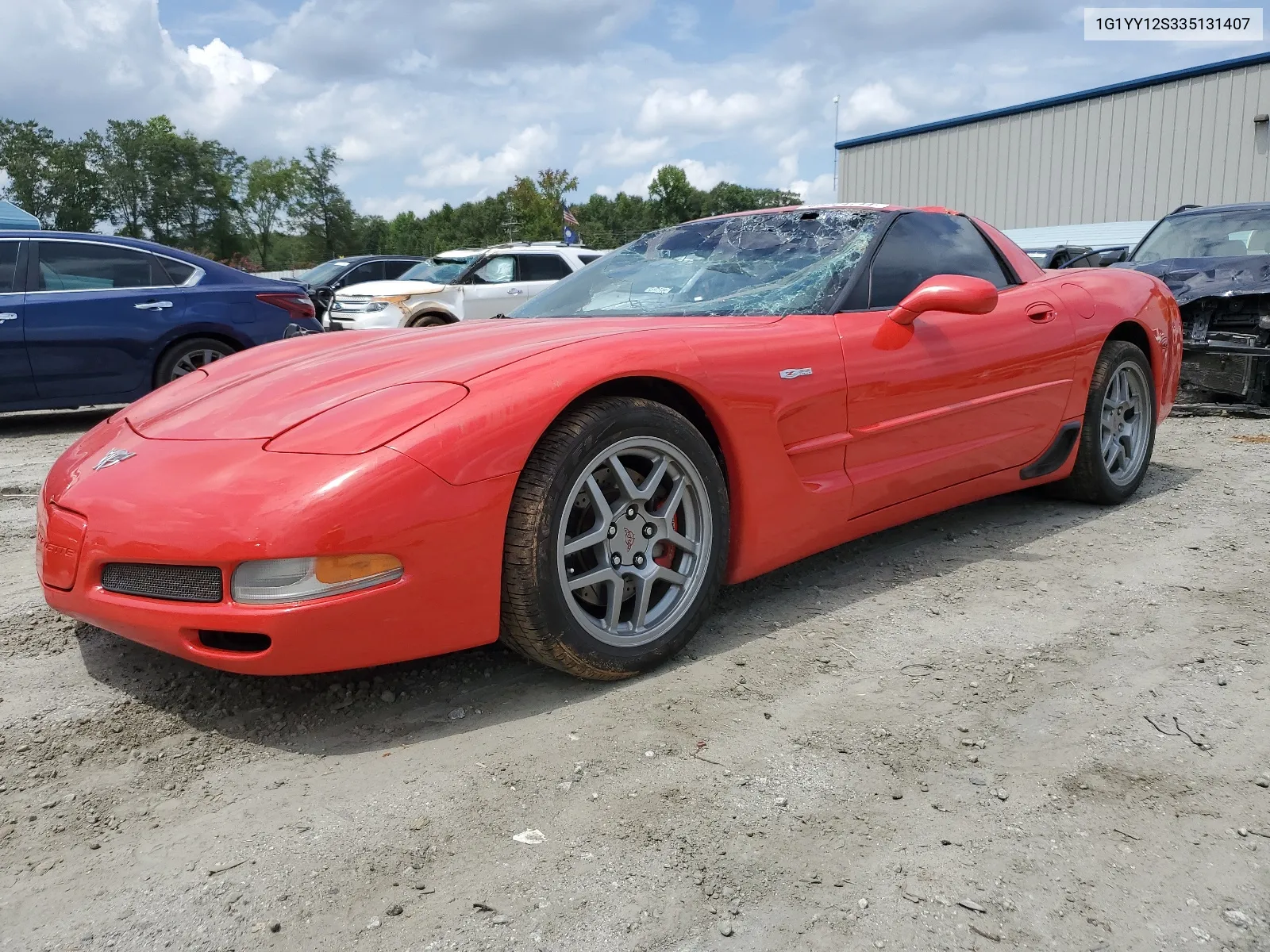 2003 Chevrolet Corvette Z06 VIN: 1G1YY12S335131407 Lot: 65224744