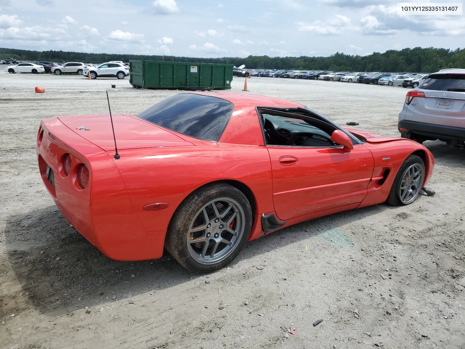 2003 Chevrolet Corvette Z06 VIN: 1G1YY12S335131407 Lot: 65224744