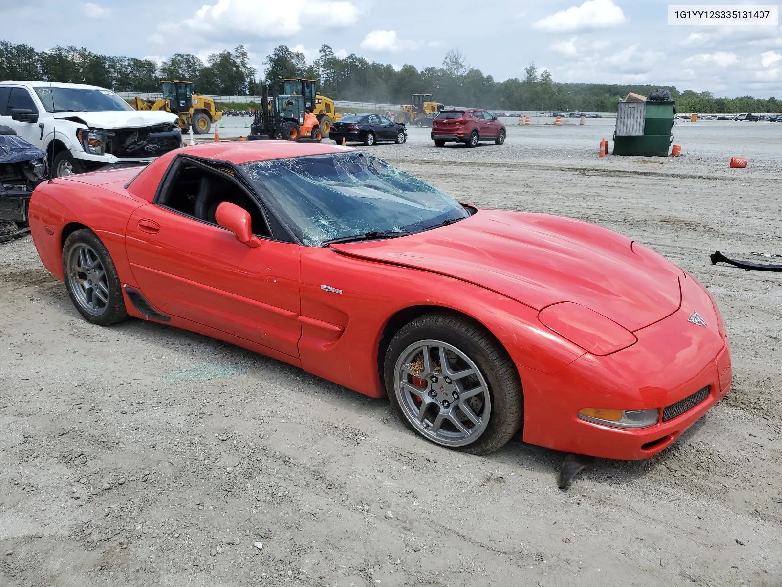 2003 Chevrolet Corvette Z06 VIN: 1G1YY12S335131407 Lot: 65224744