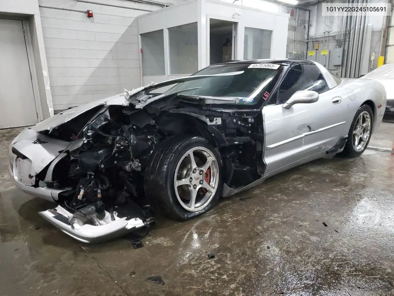 2004 Chevrolet Corvette VIN: 1G1YY22G245105691 Lot: 45751065