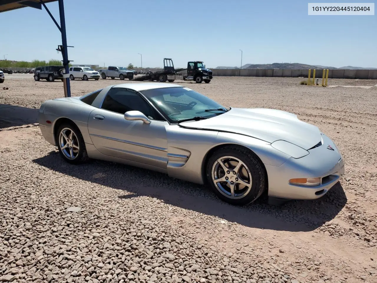 2004 Chevrolet Corvette VIN: 1G1YY22G445120404 Lot: 56067905