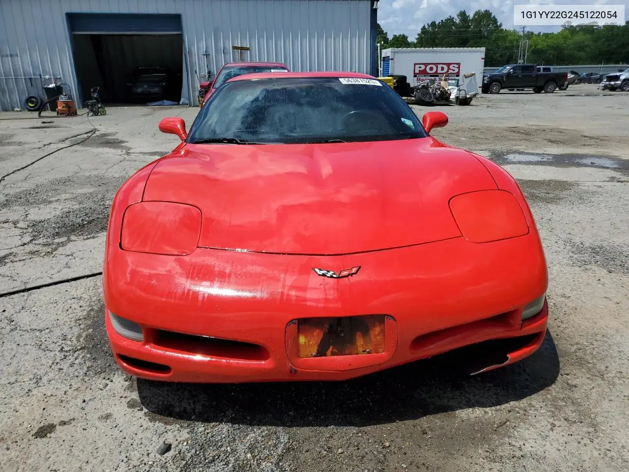 2004 Chevrolet Corvette VIN: 1G1YY22G245122054 Lot: 56381525