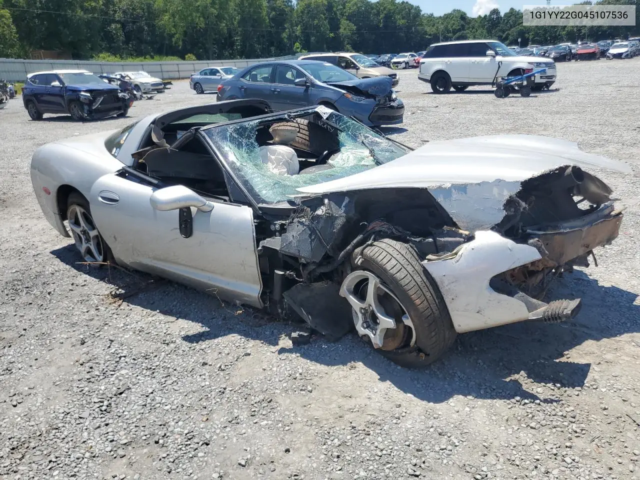 2004 Chevrolet Corvette VIN: 1G1YY22G045107536 Lot: 63466435