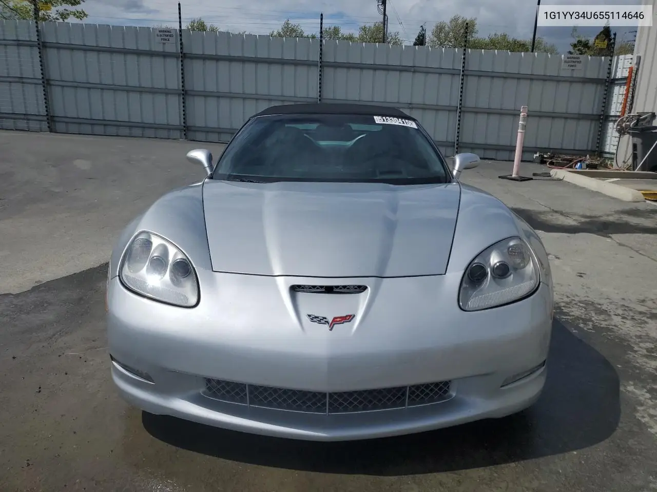 2005 Chevrolet Corvette VIN: 1G1YY34U655114646 Lot: 51330415