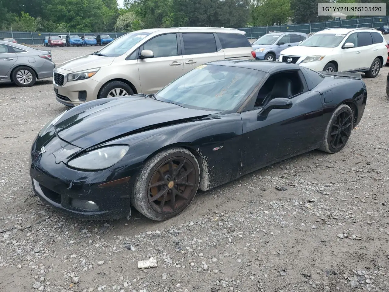 2005 Chevrolet Corvette VIN: 1G1YY24U955105420 Lot: 52910085