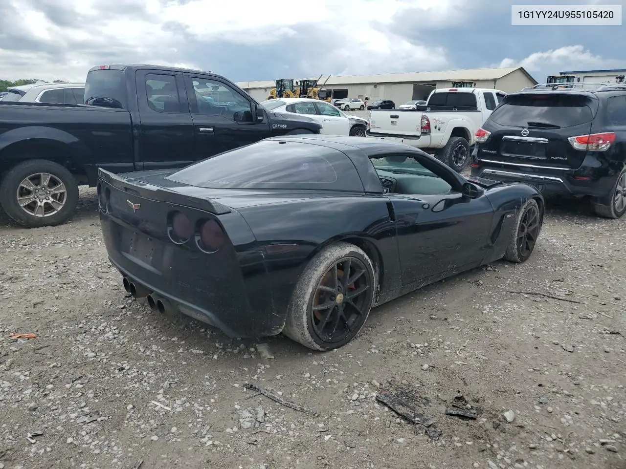 2005 Chevrolet Corvette VIN: 1G1YY24U955105420 Lot: 52910085