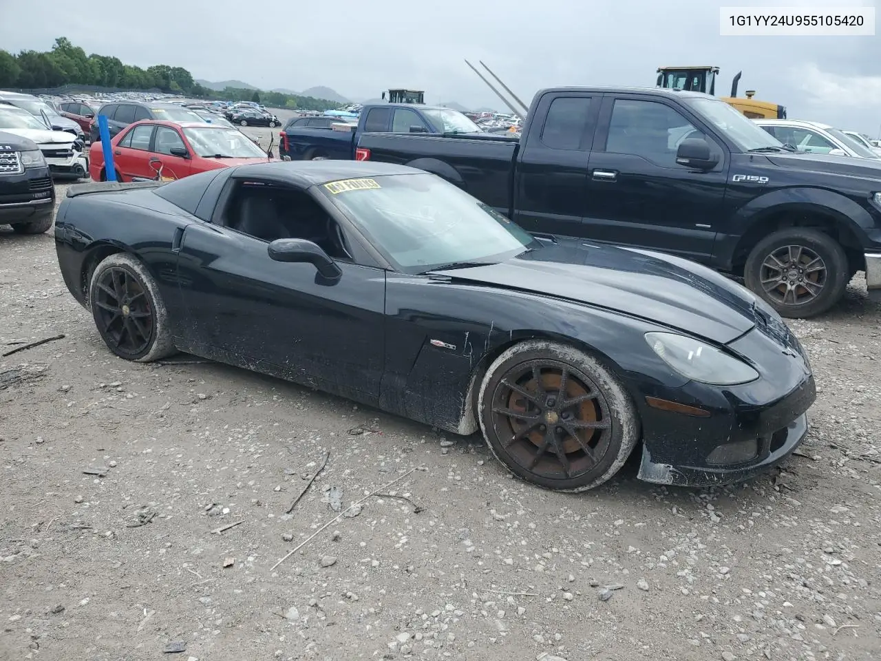 2005 Chevrolet Corvette VIN: 1G1YY24U955105420 Lot: 52910085