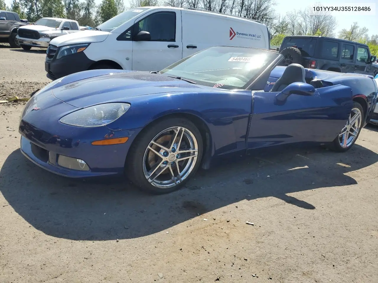 2005 Chevrolet Corvette VIN: 1G1YY34U355128486 Lot: 54004685