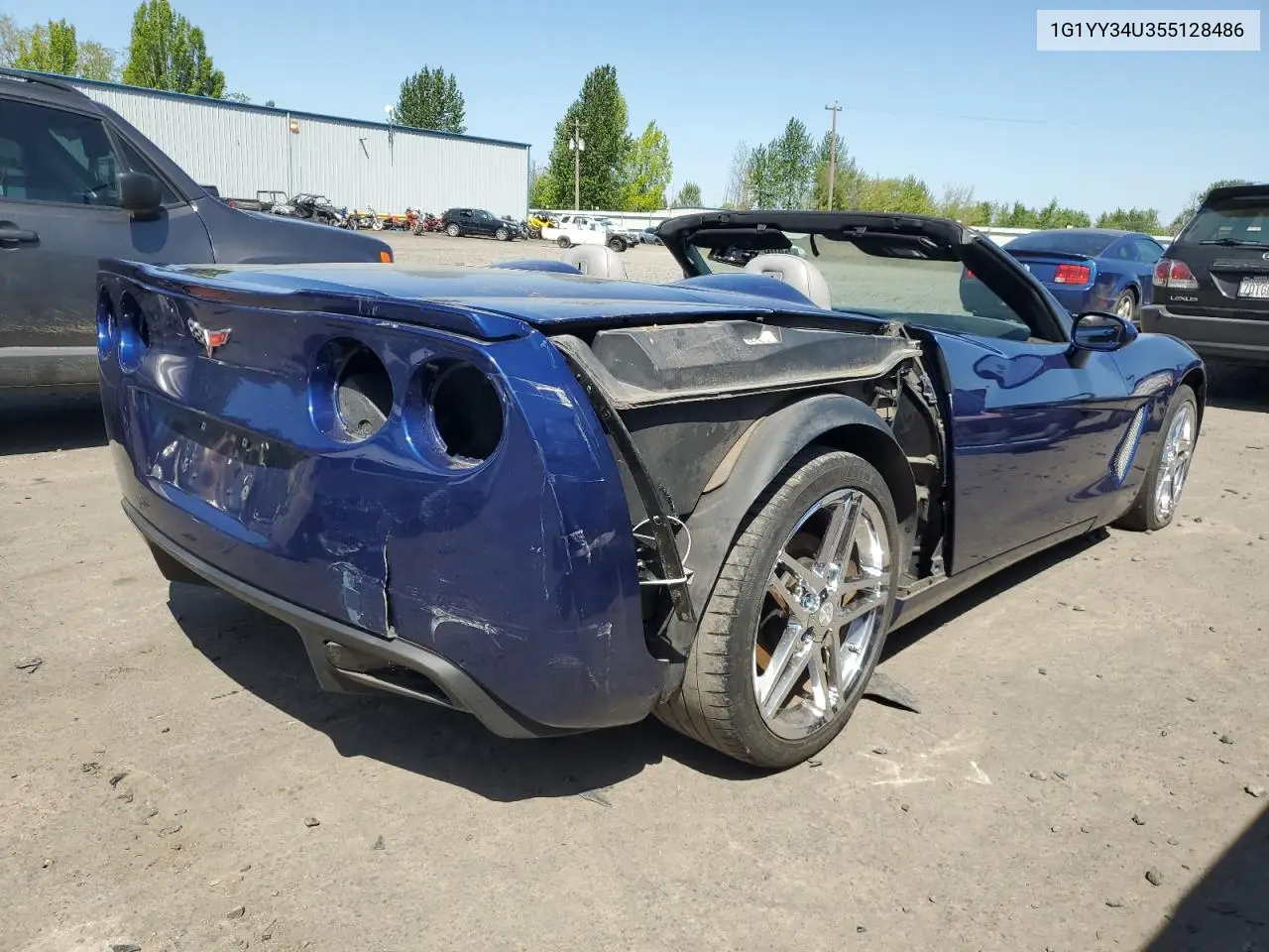 2005 Chevrolet Corvette VIN: 1G1YY34U355128486 Lot: 54004685