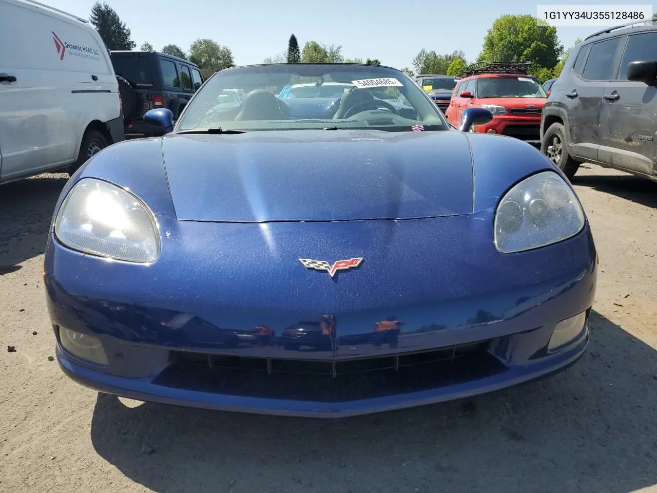 2005 Chevrolet Corvette VIN: 1G1YY34U355128486 Lot: 54004685
