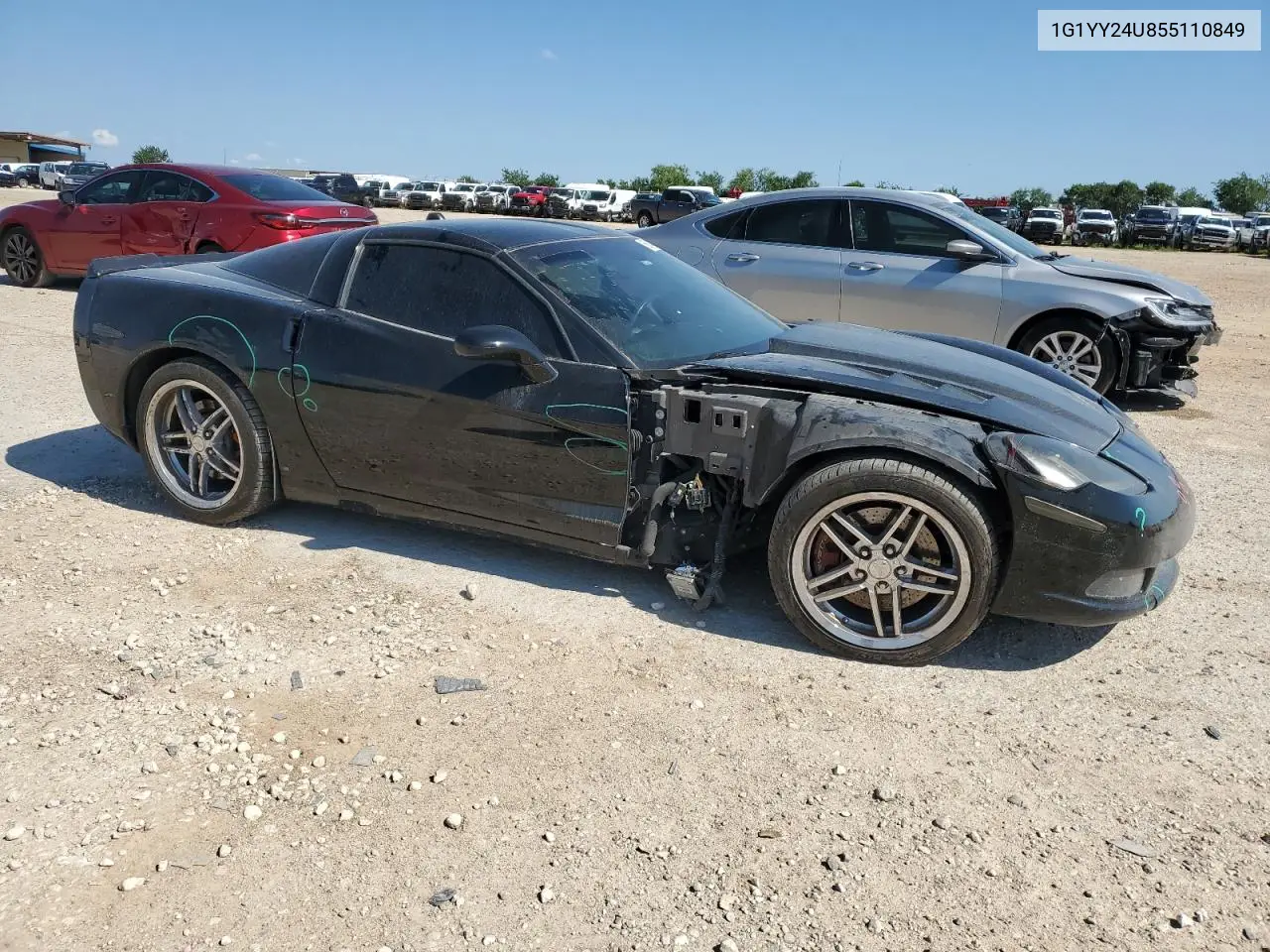2005 Chevrolet Corvette VIN: 1G1YY24U855110849 Lot: 56145615